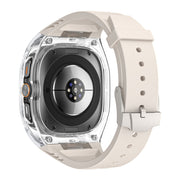 For Samsung Galaxy Watch Ultra 47mm / Ultra 2025 Modified PC Hybrid TPU Watch Case Band(Starlight Transparent)