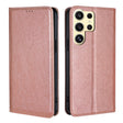 For Samsung Galaxy S25 Ultra 5G Gloss Oil Solid Color Magnetic Leather Phone Case(Rose Gold) - Galaxy S25 Ultra 5G Cases by PMC Jewellery | Online Shopping South Africa | PMC Jewellery | Buy Now Pay Later Mobicred