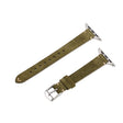 For Apple Watch 42mm / 41mm / 40mm / 38mm Matte Genuine Leather Watch Band(Olive Green) - free shipping - PMc TechLife - Order now!