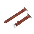 For Apple Watch 42mm / 41mm / 40mm / 38mm Matte Genuine Leather Watch Band(Coffee) - free shipping - PMc TechLife - Order now!