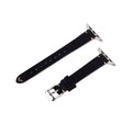 For Apple Watch 42mm / 41mm / 40mm / 38mm Matte Genuine Leather Watch Band(Black) - free shipping - PMc TechLife - Order now!