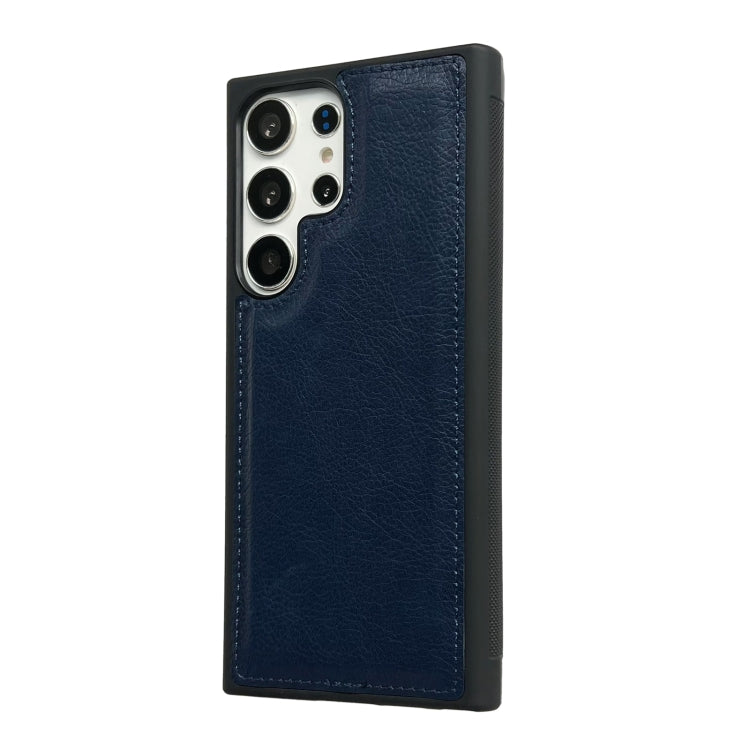 For Samsung Galaxy S25 Ultra 5G Cowhide Texture Back Cover Phone Case(Royal Blue) - Galaxy S25 Ultra 5G Cases by PMC Jewellery | Online Shopping South Africa | PMC Jewellery | Buy Now Pay Later Mobicred