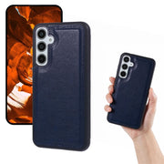 For Samsung Galaxy S25+ 5G Cowhide Texture Back Cover Phone Case(Black)