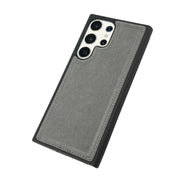 For Samsung Galaxy S25 5G Cowhide Texture Back Cover Phone Case(Grey)