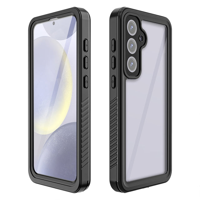 For Samsung Galaxy S24 FE 5G RedPepper Shockproof IP68 Water-resistant PC Hybrid TPU Phone Case(Black)