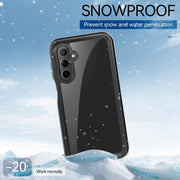 For Samsung Galaxy A16 5G / 4G RedPepper IP68 Water-resistant PC Hybrid TPU Phone Case(Black)
