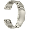 For Garmin 22mm Five-beads Titanium Alloy Push Buckle Metal Quick Release Watch Band(Titanium Color) - free shipping - PMc TechLife - Order now!