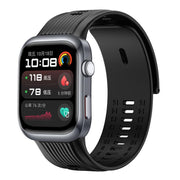 For Huawei Watch D2 Silicone Watch Band Wristband(Black)