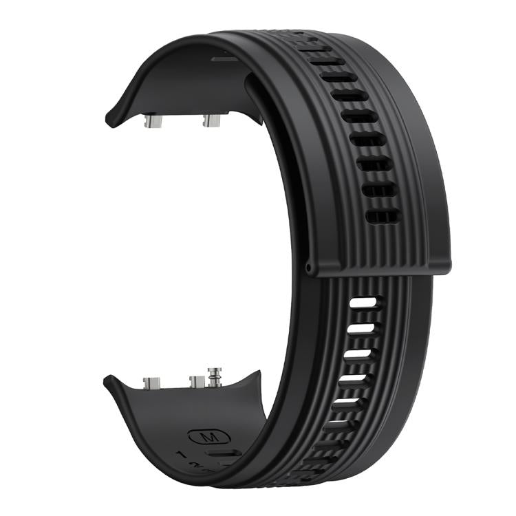 For Huawei Watch D2 Silicone Watch Band Wristband(Black)