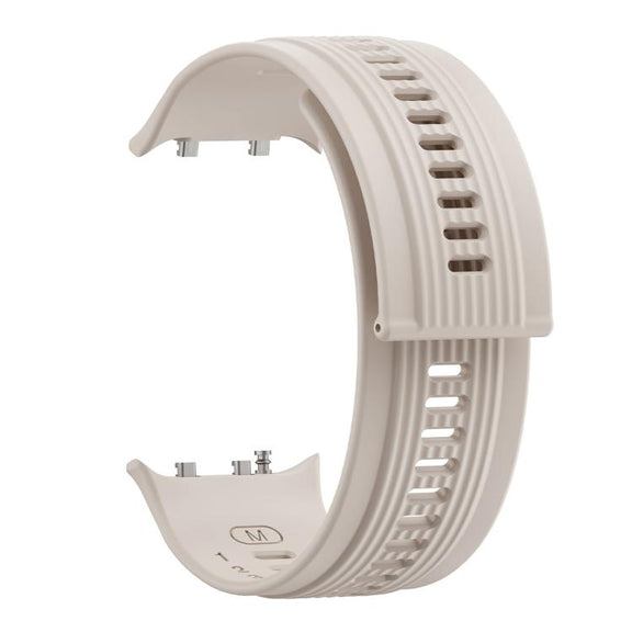 For Huawei Watch D2 Silicone Watch Band Wristband(Grey White)