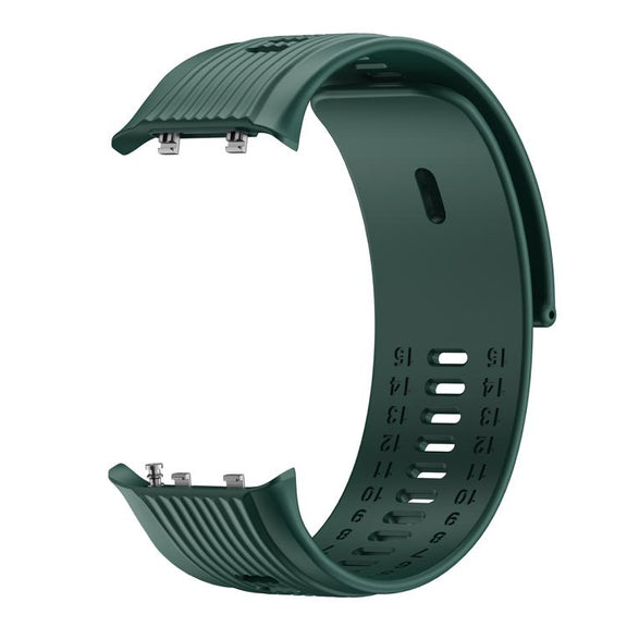 For Huawei Watch D2 Silicone Watch Band Wristband(Dark Green)