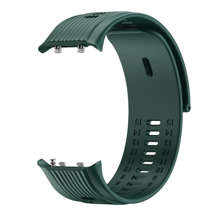 For Huawei Watch D2 Silicone Watch Band Wristband(Dark Green)