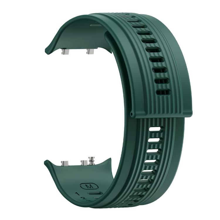 For Huawei Watch D2 Silicone Watch Band Wristband(Dark Green)