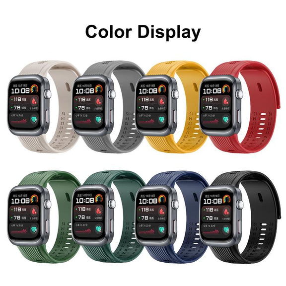 For Huawei Watch D2 Silicone Watch Band Wristband(Grey White)