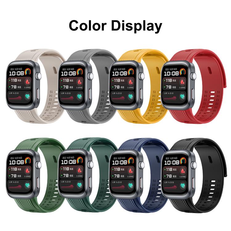 For Huawei Watch D2 Silicone Watch Band Wristband(Black)