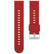 19mm Solid Color Steel Buckle Silicone Watch Band(Wine Red) - free shipping - PMc TechLife - Order now!