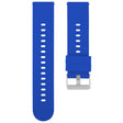 20mm Solid Color Steel Buckle Silicone Watch Band(Dark Blue) - free shipping - PMc TechLife - Order now!