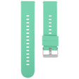 22mm Solid Color Steel Buckle Silicone Watch Band(Grass Green) - 22mm Bands by PMc TechLife | Online Shopping South Africa | PMc TechLife | Buy Now Pay Later Mobicred