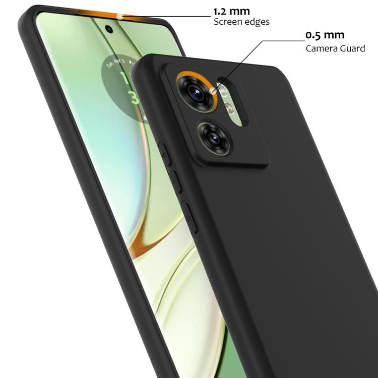 For Motorola Edge 40 Shockproof Silicone Magsafe Phone Case(Black) - free shipping - PMC TechLife - Order now!