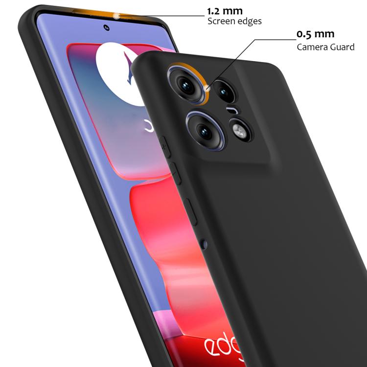 For Motorola Edge 50 Pro Shockproof Silicone Magsafe Phone Case(Black) - free shipping - PMC TechLife - Order now!