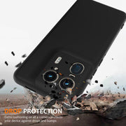 For Motorola Edge 50 Ultra Shockproof Silicone Magsafe Phone Case(Black)