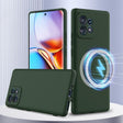 For Motorola Edge 40 Pro 5G Shockproof Silicone Magsafe Phone Case(Dark Green) - free shipping - PMC TechLife - Order now!