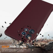 For Motorola Edge+ 2023 Shockproof Silicone Magsafe Phone Case(Plum Color)