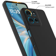 For Motorola Moto G75 5G Shockproof Silicone Magsafe Phone Case(Black)
