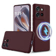For Motorola Edge 50 Neo / Moto S50 Shockproof Silicone Magsafe Phone Case(Plum Color) - free shipping - PMC TechLife - Order now!