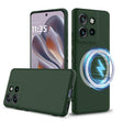 For Motorola Edge 50 Neo / Moto S50 Shockproof Silicone Magsafe Phone Case(Dark Green) - free shipping - PMC TechLife - Order now!