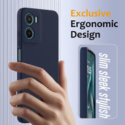 For Motorola Moto G05 / E15 Shockproof Silicone Magsafe Phone Case(Navy Blue)