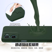 For Motorola Moto G05 / E15 Shockproof Silicone Magsafe Phone Case(Dark Green)