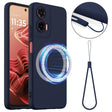 For Motorola Moto G35 5G Shockproof Silicone Magsafe Phone Case(Navy Blue) - free shipping - PMC TechLife - Order now!