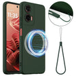 For Motorola Moto G35 5G Shockproof Silicone Magsafe Phone Case(Dark Green) - free shipping - PMC TechLife - Order now!