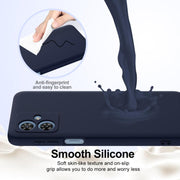 For Motorola Moto G54 / G54 Power Shockproof Silicone Magsafe Phone Case(Navy Blue)