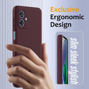 For Motorola Moto G54 / G54 Power Shockproof Silicone Magsafe Phone Case(Plum Color)