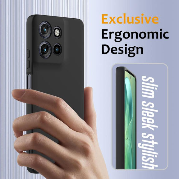 For Motorola Moto G Power 2025 Shockproof Silicone Magsafe Phone Case(Black)