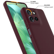 For Motorola Moto G Power 2025 Shockproof Silicone Magsafe Phone Case(Plum Color)