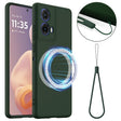 For Motorola Moto G24 4G Shockproof Silicone Magsafe Phone Case(Dark Green) - free shipping - PMC TechLife - Order now!