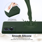For Motorola Moto G24 Power Shockproof Silicone Magsafe Phone Case(Dark Green)