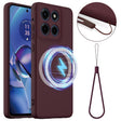For Motorola Moto G Stylus 5G 2025 Shockproof Silicone Magsafe Phone Case(Plum Color) - free shipping - PMC TechLife - Order now!