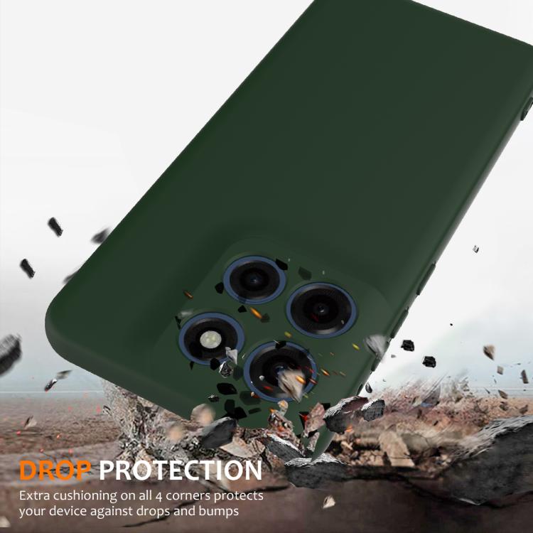 For Motorola Moto G Stylus 5G 2025 Shockproof Silicone Magsafe Phone Case(Dark Green)