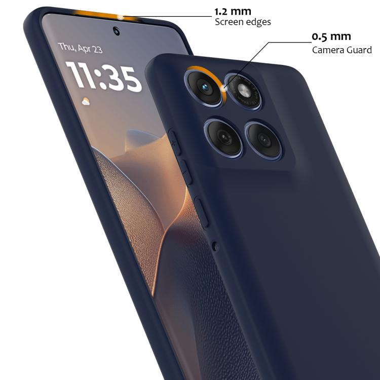 For Motorola Edge 60 / 60s / 60 Fusion Shockproof Silicone Magsafe Phone Case(Navy Blue) - free shipping - PMC TechLife - Order now!