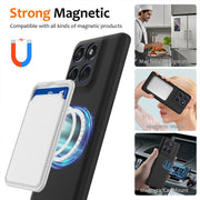 For Motorola Edge 60 / 60s / 60 Fusion Shockproof Silicone Magsafe Phone Case(Black)