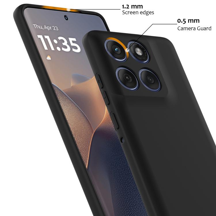 For Motorola Edge 60 / 60s / 60 Fusion Shockproof Silicone Magsafe Phone Case(Black) - free shipping - PMC TechLife - Order now!