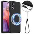 For Motorola Moto G04 / G04s / E14 4G Shockproof Silicone Magsafe Phone Case(Black) - free shipping - PMC TechLife - Order now!