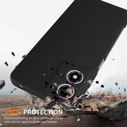 For Motorola Moto G04 / G04s / E14 4G Shockproof Silicone Magsafe Phone Case(Black)