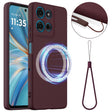 For Motorola Moto G56 5G Shockproof Silicone Magsafe Phone Case(Plum Color) - free shipping - PMC TechLife - Order now!