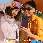 For Motorola Moto G86 5G Shockproof Silicone Magsafe Phone Case(Plum Color)