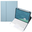 For OPPO Pad 3 / Pad 2 Candy Color Bluetooth Keyboard Leather Case,Square Keys with Touchpad(Misty Blue) - Others Keyboard by PMC TechLife | Online Shopping South Africa | PMC TechLife | Buy Now Pay Later Mobicred
